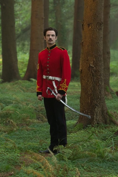 Tom Sturridge as "Sergeant Troy" in FAR FROM THE MADDING CROWD. Photos by Alex Bailey.  © 2014 Twentieth Century Fox Film Corporation All Rights Reserved